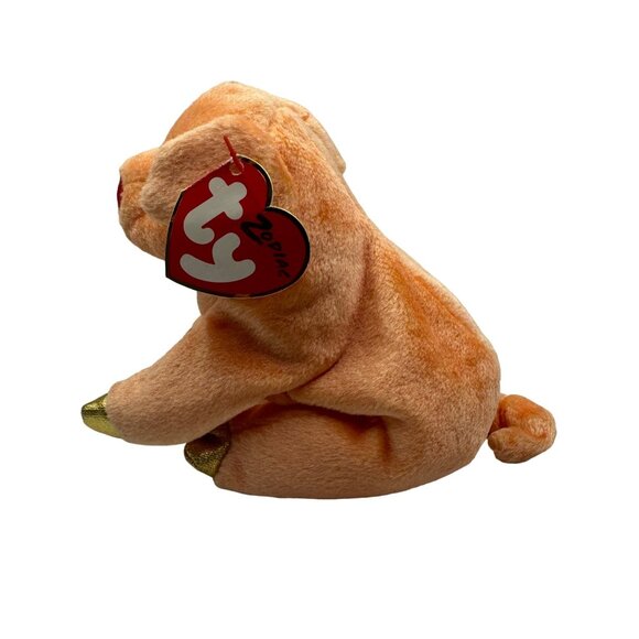 Ty Beanie Babies Zodiac Pig Plush Stuffed Animal 1995-2007 - Picture 3 of 7